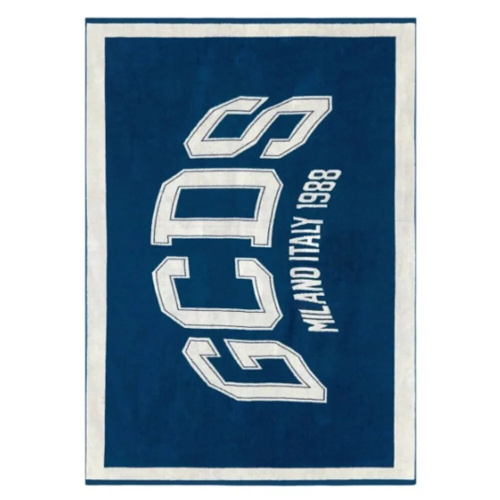 NWT GCDS Logo Print Cotton Beach Towel